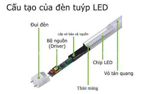 So sánh sự giống và khác nhau của bóng đèn tuýp led T5 và T8