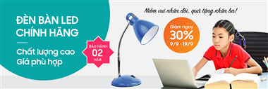 Đèn học Led - Giải pháp chiếu sáng hoàn hảo cho đôi mắt