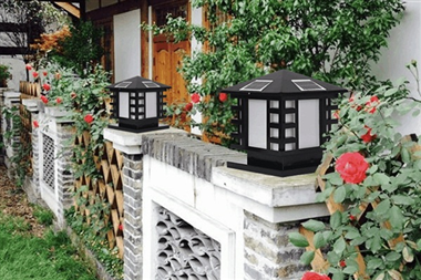 Đèn trụ sân vườn cổng hàng rào -Thiết kế tạo ấn tượng cho ngôi nhà