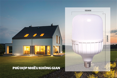 Khám phá 3 loại bóng đèn led bulb công suất lớn nổi bật tại LOSi