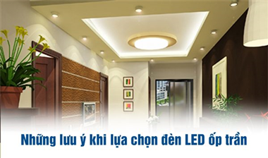 Những vấn đề người dùng hay gặp phải khi sử dụng đèn led ốp trần