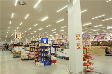 Yếu tố ánh sáng có vai trò quan trọng trong chiếu sáng hệ thống siêu thị